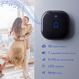 Wireless Doorbell, Amicoson Waterproof Door Bell Chime Kit Alarm