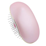 Electric Smoothing Massage Brush Comb, Portable Electric Hair Ionic Brush Hair Straightener Brush Negative Ion Comb Promotion Blood Circulation Relief, Anti-Static and Anti-frizzHair Tools (Pink)