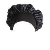 Ever Fairy Polyester Night Cap,Women Curly Girl Slap Headwear Sleep Slouchy Bonnet Cap with Premium Width Elastic Band