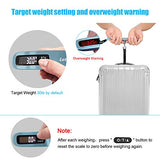 Letsfit Digital Luggage Scale, 110lbs Hanging Baggage Scale with Backlit LCD Display
