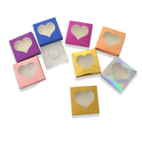 False Eyelashes Packaging Box - 50 pcs Empty False Eyelash Care Storage Case Box - 3D Eyelashes Box - Container Strip Case Lash Trays Makeup Tool