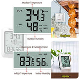 ThermoPro TP60S Digital Hygrometer Indoor Outdoor Thermometer Wireless