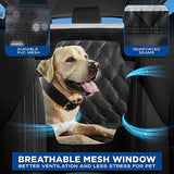 STALEX Dog Car Seat Cover - Dog Seat Cover for Back Seat, Non-Slip Waterproof Car
