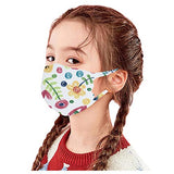 12pcs Kids Reusable Face_Masks Washable Cute Cartoon Breathable Seamless