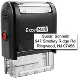 Custom Self-Inking Stamp - Up to 3 Lines - 11 Color Choices and 17 Font Choices