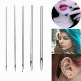 Body Piercing Kit,New Star Tattoo 64pcs Professional Belly Nose Piercing Kit Stainless Steel 14G 16G 20G Piercing Needles Piercing Clamps Gloves for Navel Nose Rings Body Piercing Jewelry Set (silver)