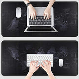 EFISH Large Gaming Mouse Map Pad,with Non-Slip Base,Waterproof and Foldable Pad