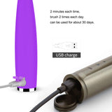 Family Toothbrush Sets, KIVOS USB Rechargeable Electric Toothbrush, Sonic Toothbrush with Portable Travel Case , Waterproof, 6 Hours Charge Minimum 30 Days Use, Dupont BristlesToothbrush Brush Heads