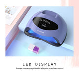 Crenova UV LED Nail Lamp, Crenova 120W Nail Dryer Light with 36 LEDs & 4 Timers for Salon-Grade Nail Manicure and Pedicure