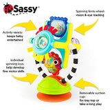 Sassy Fishy Fascination Station 2-in-1 Suction Cup High Chair Toy | Developmental Tray Toy