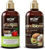 WOW Apple Cider Vinegar Shampoo and Hair Conditioner Set Increase Gloss, Hydration