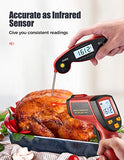 Habor Digital Meat Thermometer, Upgraded Waterproof, 3s Instant Read Cooking