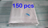 150 Pcs 59" X 51" Disposable Capes Hair Salon, Plastic Waterproof Hair Dye Cutting Coloring Apron Shawl Transparent Barber Shampoo Cape Hairdressing Cape Barber Tools - 0.69oz/Pc