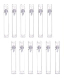12PCS Clear Empty Portable Refill Airless Vacuum Pump Bottles Cosmetic Make-up Cream Lotion Sample Travel Packing Toiletries Liquid Storage Container Vial Jars for Emulsion Face Cream Shower Gel
