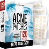 Acne Patches (120 Pack), Tea Tree Oil and Hydrocolloid Pimple Patches