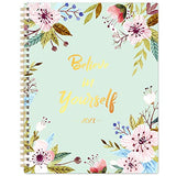 2021 Planner - 2021 Weekly & Monthly Planner with Tabs, 2021 floral planner