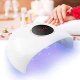 Nail Dryer Lamp, Professional Gel Polish Nail Curing Lamp Machine for Manicure, Pedicure, Home and Salon, 24w