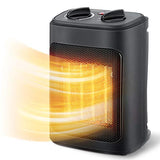 Aikoper Space Heater, 1500W Electric Heaters Indoor Portable with Thermostat