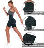 KINGJOZE High Waisted Yoga Shorts for Women Butt Lifting Tummy Control Workout 