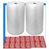2-Pack Bubble Cushioning Wrap Rolls, 3/16