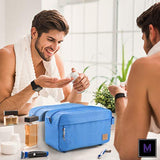 Toiletry Bag for Men or Toiletries Travel Bag for Women, Easily Fits Travel Size Toiletries | Perfect Gift for the Man or Woman Who Has It All!!