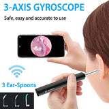 Ear Wax Removal Endoscope Otoscope, Earwax Remover Tools, Scope, with 1080P FHD Camera, 6 Led Lights, Wireless Connected, Compatible with iPhone, iPad, Android Smart Phones & Tablets