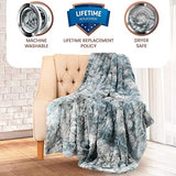 Everlasting Comfort Luxury Faux Fur Throw Blanket - Ultra Soft and Fluffy