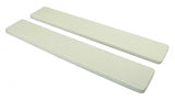 White 80/80 1-1/8 Jumbo Nail File 12 Pack by Jaylie by Jaylie
