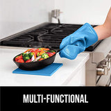 Gorilla Grip Premium Silicone Oven Mitt and Pot Holder 4 Piece Set