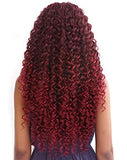 (6 PACK) Afri Naptural Caribbean Crochet Braid - BEACH CURL 18" (P1B/30)
