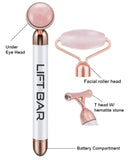 24K Lift Bar 3-In-1 Instant Face lift w/Hematite Healing Stone,Skin Tightening,Face Firming, Anti Wrinkles, eliminate dark circles,Magnifies Vitamin C Serum Other Anti Aging Device