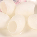 Lurrose 100pcs Natural Organic Silk Cocoon Ball for Facial Cleaning Whitening Exfoliator