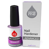 Excuse Me Nail Hardener Advanced Formula Strengthener Nail Growth System 0.5 oz (4PACK)