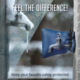 Trazon Outdoor Faucet Cover Socks for Winter Freeze Protection 2 Pack - Spigot Covers