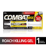 Combat Max Roach Killing Gel for Indoor and Outdoor Use, 1 Syringe, 2.1 Ounces