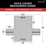 Easy-Going Sofa Slipcover Reversible Sofa Cover Water Resistant Couch Cover Furniture