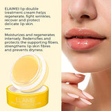 Lip Sleeping Mask, Lip Scrub Mask with Double Effect, Repair Lip Mask for Dry,