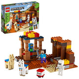 LEGO Minecraft The Trading Post 21167 Collectible Action-Figure Playset with Minecraft