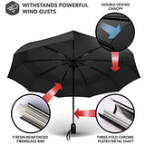 Repel Umbrella Double Vented Windproof Automatic Travel Umbrellas with Teflon