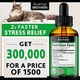PETCLUBBROTHERS B Hemp Oil for Dogs & Cats 300,000 - Premium Hemp Seed Oil