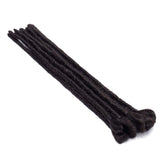 12” Dreadlock Extension For Man Handmade Synthetic Reggae Extension Twist Braiding Hairpiece For Hip-Hop Crochet Braiding Hair Heat Resistant Box Braid For Women(5strands/1pack,dark brown)