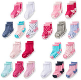 Little Me 20-Pack Newborn Baby Infant & Toddler Girls Socks, 0-12/12-24 Months