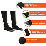 UpdateClassic Heated Socks USB Rechargeable Electric Socks with 4Pcs Large Capacity