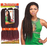 Sensationnel X-Pression Pre-Stretched Crochet Braid - 3X JAMAICAN TWIST 36" (1B Off Black)