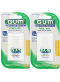 GUM Fine Floss, Unwaxed 200yds (pack of 2)