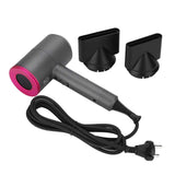 1800W Professional Hair Dryer, 6Types Powerful Constant Temperature Hair Dryer Low Noise with Ionic Conditioning - Powerful, Fast Hairdryer Styling Dryer Hairdryer, 3 Speeds, 2 nozzles(pink)