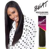 Outre Remy Human Hair Weave Beat Brazilian Remi (12", 1 JET BLACK)