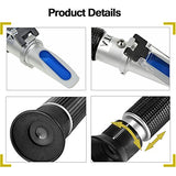 Brix Refractometer with ATC, Dual Scale - Specific Gravity & Brix, Hydrometer in Wine