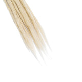 20" Dreadlock Extension Ombre For Hip-Hop Synthetic Heat Resistant Crochet Braiding Hair Handmade Reggae Extension Twist Braiding Hairpiece Box Braid For Man Women(15strands/3packs,bleach blonde)