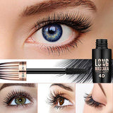 4D Fiber Lash Mascara Cream Extension (2 Pack) - Thicken & Lengthen, Long-Lasting Waterproof Voluminous Eyelashes, Smudge-proof, Natural & Non-Toxic